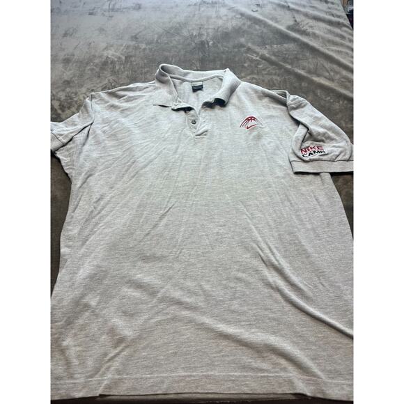 Nike All America Camp Gray Polo XXL Short Sleeve Shirt - Picture 5 of 10